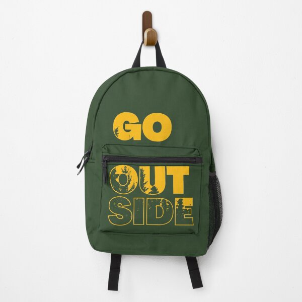 Item preview, Go Outside | Outdoor Adventure Typography | Nature Lover designed and sold by Paty S Lima.