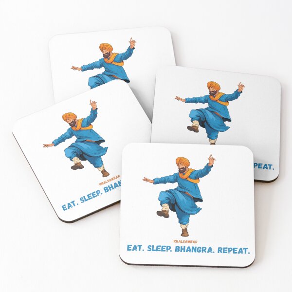 Item preview, Eat. Sleep. Bhangra. Repeat. designed and sold by Khalsawear.