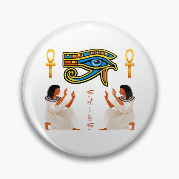 Item preview, Egyptian Eye of Horus – Ancient Egyptian Spiritual Protection Art designed and sold by GulfSignature.
