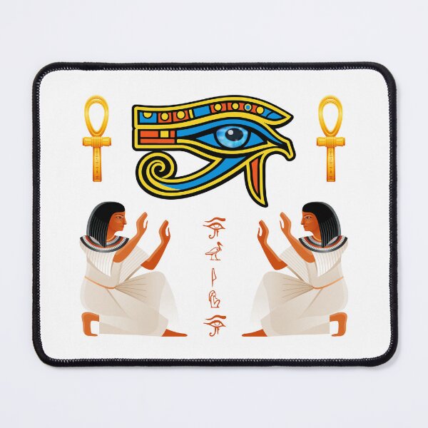 Item preview, Egyptian Eye of Horus – Ancient Egyptian Spiritual Protection Art designed and sold by GulfSignature.