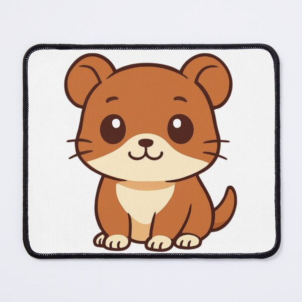 Item preview, Cute anime-style hamster designed and sold by PeterskyDesign.