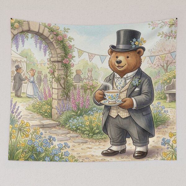 Item preview, The Springtide Vow | Storybook Edwardian Bear Groom designed and sold by Englandbear.