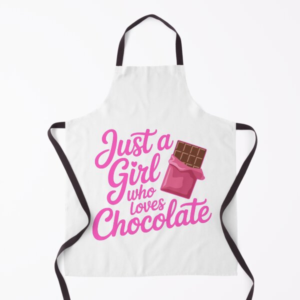 Item preview, Just a Girl Who Loves Chocolate! Cute Chocolate Bar Lover Graphic Design designed and sold by PMCreative.