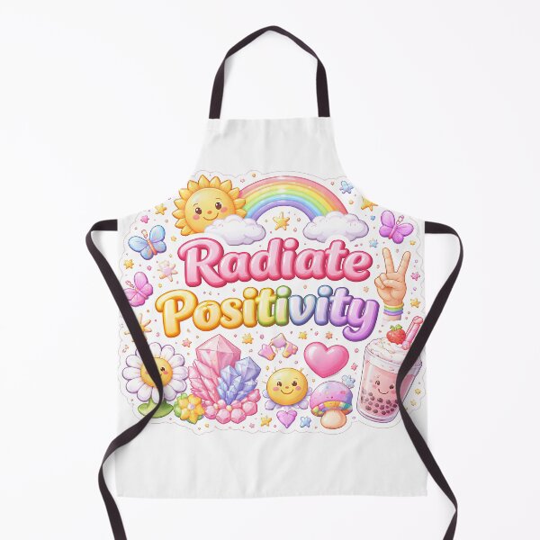 Item preview, Radiate Positivity – Cute Aesthetic Vibes sticker designed and sold by Jaideep Walia.