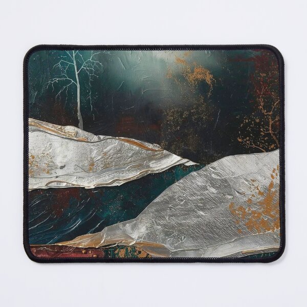 Item preview, Teal Gold Red Abstract Painting: Textured Modern Art designed and sold by Tootley.