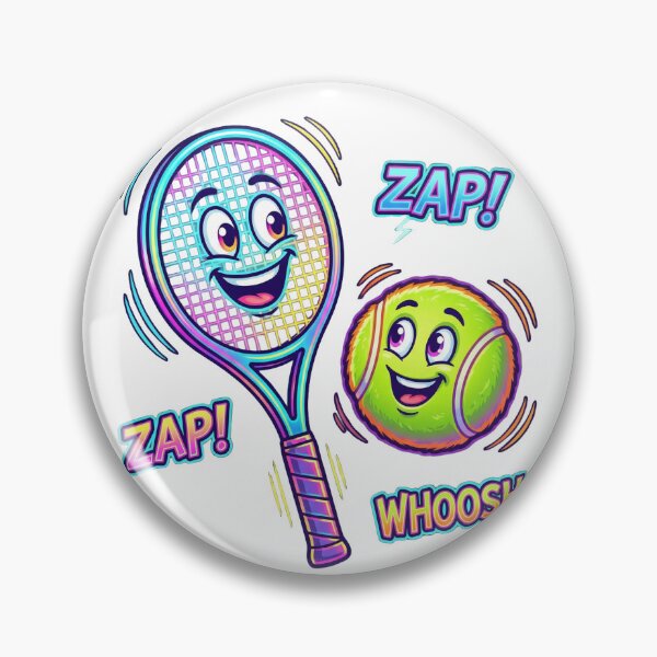 Item preview, Tennis Racquet Smile | Sporty Joy designed and sold by Tee-Tribu.