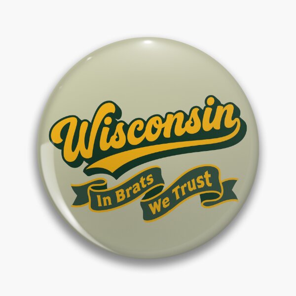 Item preview, Retro Wisconsin Tailgate - In Brats We Trust designed and sold by Cozy-Old-Pub.