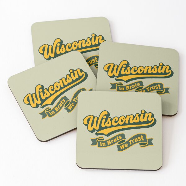 Item preview, Retro Wisconsin Tailgate - In Brats We Trust designed and sold by Cozy-Old-Pub.