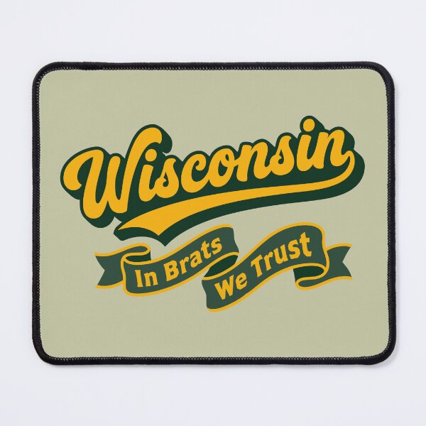 Item preview, Retro Wisconsin Tailgate - In Brats We Trust designed and sold by Cozy-Old-Pub.