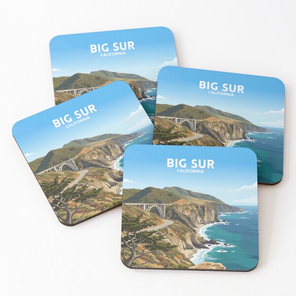 Item preview, Big Sur California - Travel Art designed and sold by Marciolini.