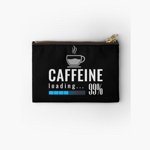 Item preview, Funny Coffee Shirt - Caffeine Loading 99% Typography designed and sold by vizzionary.