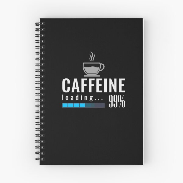 Item preview, Funny Coffee Shirt - Caffeine Loading 99% Typography designed and sold by vizzionary.