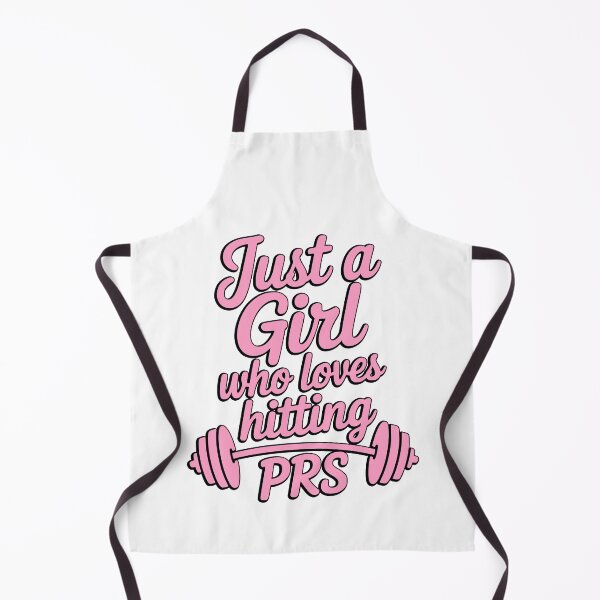 Item preview, Just a Girl Who Loves Hitting PRs Pink Gym Typography designed and sold by PMCreative.