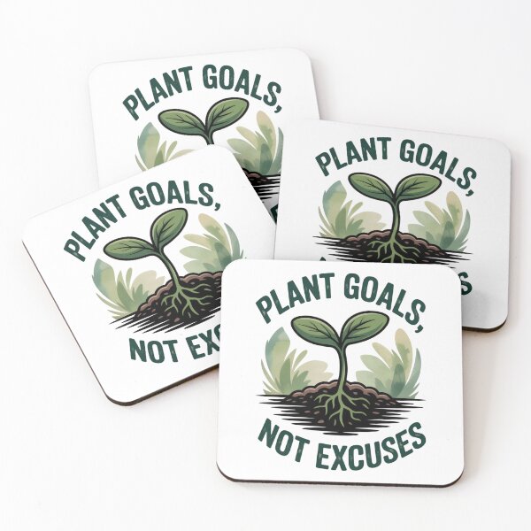 Item preview, Plant Goals Not Excuses — Seedling Deep Roots Botanical Motivational Nature Lover Graphic Tee designed and sold by proearth2022.