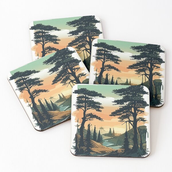 Item preview, Sunset among mountains designed and sold by SlaoVance.