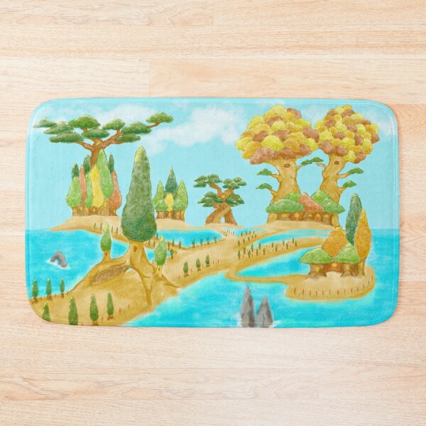 Item preview, Tree village in an ocean paradise designed and sold by greenPQBstudio.