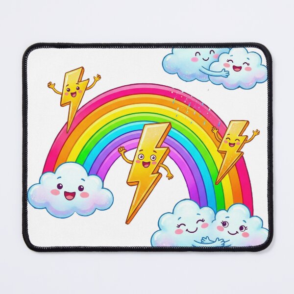 Item preview, Rainbow Lightning | Cheerful Weather designed and sold by Tee-Tribu.