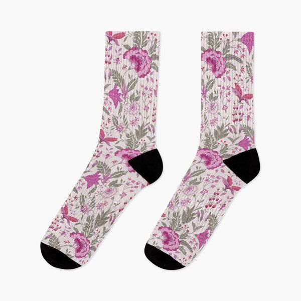 Item preview,  Jacobean Floral Pattern Pink Color  designed and sold by RekhaArtGalaxy.