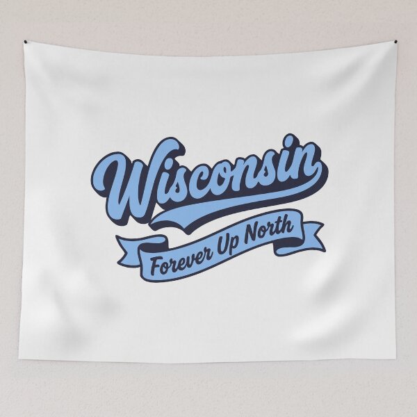 Item preview, Retro Wisconsin Forever Up North designed and sold by Cozy-Old-Pub.
