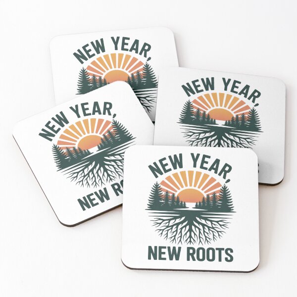 Item preview, New Year New Roots — Retro Forest Sunrise Deep Roots Environmental Renewal Graphic Tee designed and sold by proearth2022.