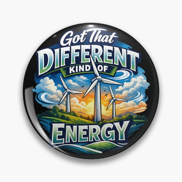 Item preview, Powered By Nature Renewable Energy Wind Turbine Design designed and sold by TeeTimeTreasure.