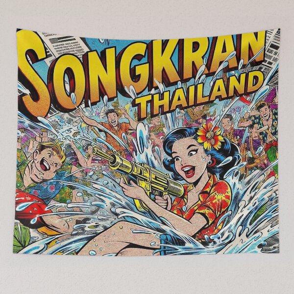 Item preview, Songkran Boom A Comic Splash Story designed and sold by Vanich-Panich.