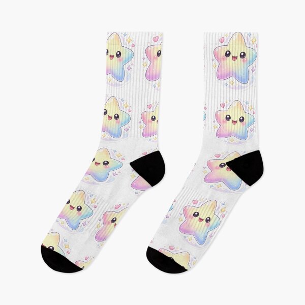 Item preview, Kawaii Pastel Star Sticker | Cute Rainbow Aesthetic Smiling Star | Soft Girl & Dreamy Vibes designed and sold by Dasts Cart.