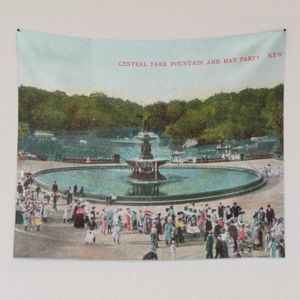 Item preview, Fountain and May party in in Central Park, NYC in 1905 designed and sold by Photopat.