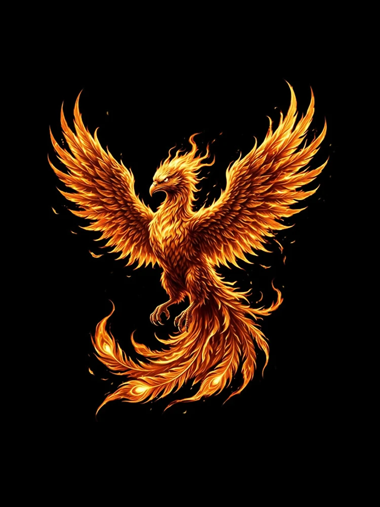 Thumbnail 4 of 4, Samsung Galaxy Phone Case, Dark Phoenix Rising designed and sold by Stickersdevelop.