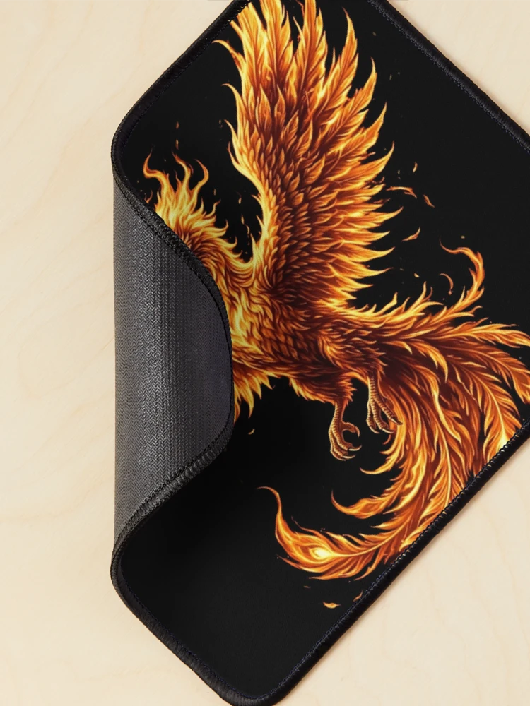 Thumbnail 2 of 5, Mouse Pad, Dark Phoenix Rising designed and sold by Stickersdevelop.