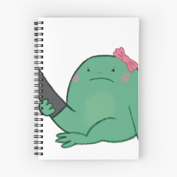 Item preview, Grumpy Frog with Bow and Stocking designed and sold by Frog_Lover.