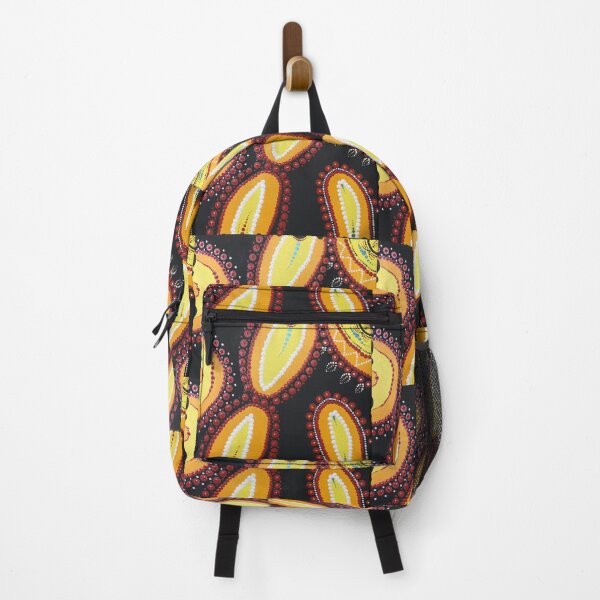 Item preview, Warm Concentric Dot Pattern Abstract Art – Vibrant Yellow Red Orange Design designed and sold by PeridotGypsy.