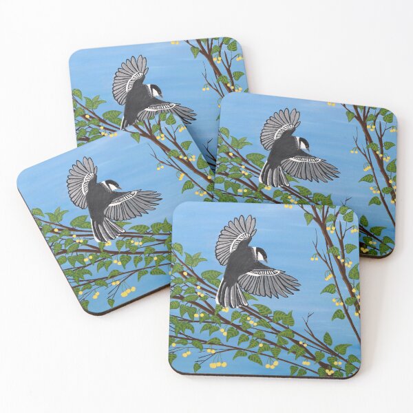 Item preview, Rose-Anne, the black-capped chickadee. (Bird of Hope series) designed and sold by Richard Leclerc, Artiste peintre.