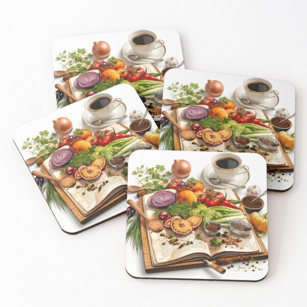 Item preview, Fresh Ingredients on an Open Vintage Cookbook designed and sold by PholPol1959.
