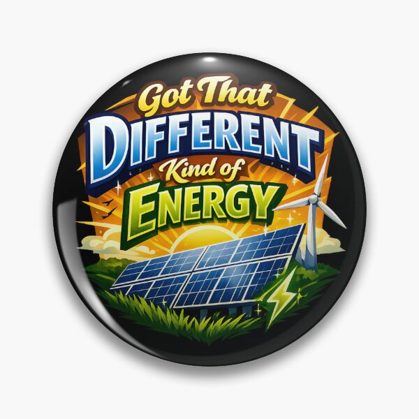 Item preview, Renewable Energy Solar and Wind Different Kind of Energy Design designed and sold by TeeTimeTreasure.