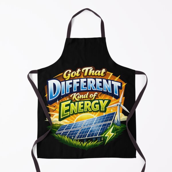 Item preview, Renewable Energy Solar and Wind Different Kind of Energy Design designed and sold by TeeTimeTreasure.