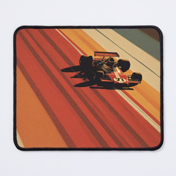 Item preview, Retro F1 Race Car Speed Track Vintage Style designed and sold by NicolasGlowArt.