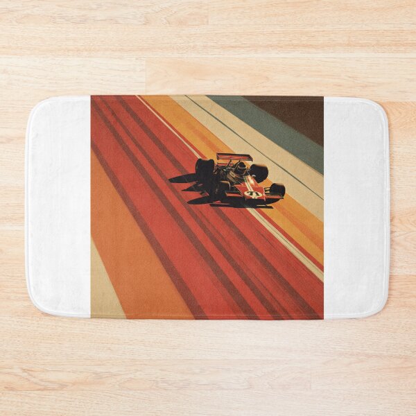 Item preview, Retro F1 Race Car Speed Track Vintage Style designed and sold by NicolasGlowArt.