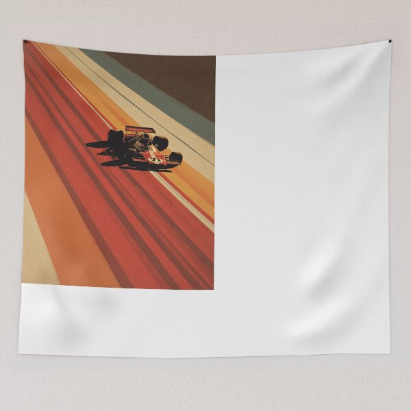Item preview, Retro F1 Race Car Speed Track Vintage Style designed and sold by NicolasGlowArt.