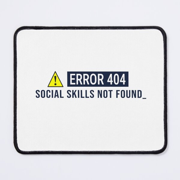 Item preview, Funny Introvert Shirt - Error 404 Social Skills Typography designed and sold by vizzionary.