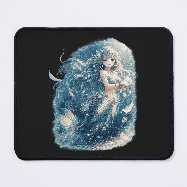 Item preview, Ethereal Blue Pearl Mermaid designed and sold by JohnBrownwn.