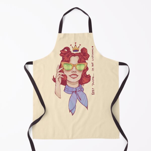 Item preview, Cheeky woman with sunglasses and a crown. designed and sold by Ninzs.