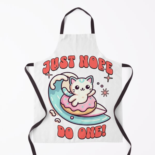 Item preview, Just Nope – Cute Cat Donut Surf Meme Design designed and sold by onlin3boutiqu3.