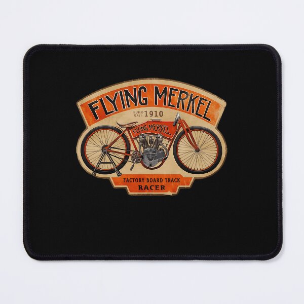 Item preview, Flying Merkel Logo Factory Board Track Racer designed and sold by Damlaaclk.