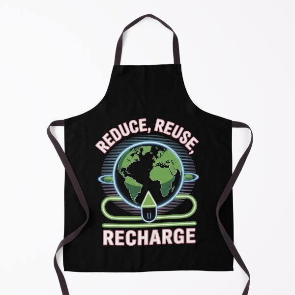Item preview, Reduce Reuse Recharge — Neon Green Plug Earth Globe Renewable Energy Sustainability Graphic Tee designed and sold by proearth2022.