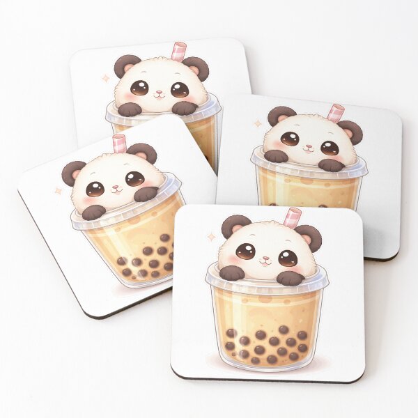 Item preview, Cute Panda Inside Boba Cup Kawaii Design designed and sold by Sadia  Jannat.