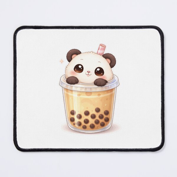 Item preview, Cute Panda Inside Boba Cup Kawaii Design designed and sold by Sadia Jannat.