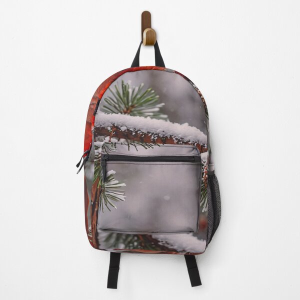 Item preview, Red Cardinal on Snowy Tree Branch designed and sold by BeautifulVirtues.