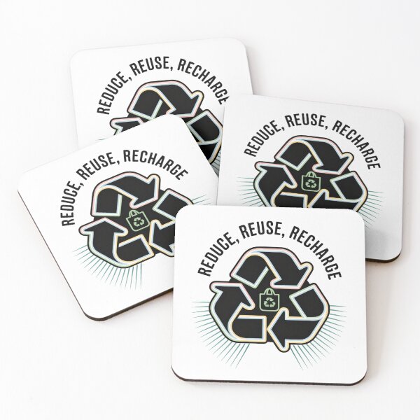 Item preview, Neon Glow Recycle — Pastel Rainbow Recycling Symbol Reusable Bag Zero Waste Environmental Graphic Tee designed and sold by proearth2022.