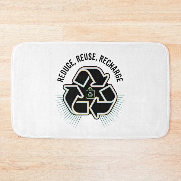 Item preview, Neon Glow Recycle — Pastel Rainbow Recycling Symbol Reusable Bag Zero Waste Environmental Graphic Tee designed and sold by proearth2022.